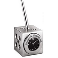 Dice Clock Pen Holder